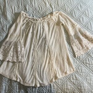 living doll flowy lace top